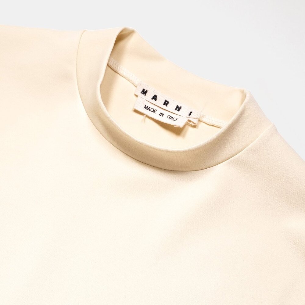BNWT AW20 MARNI OFF WHITE SLIM FITTING TSHIRT 50 - Picture 13 of 14